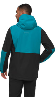 Funktionsjacke LINARD GUIDE - 00818-black-deep teal - Blau