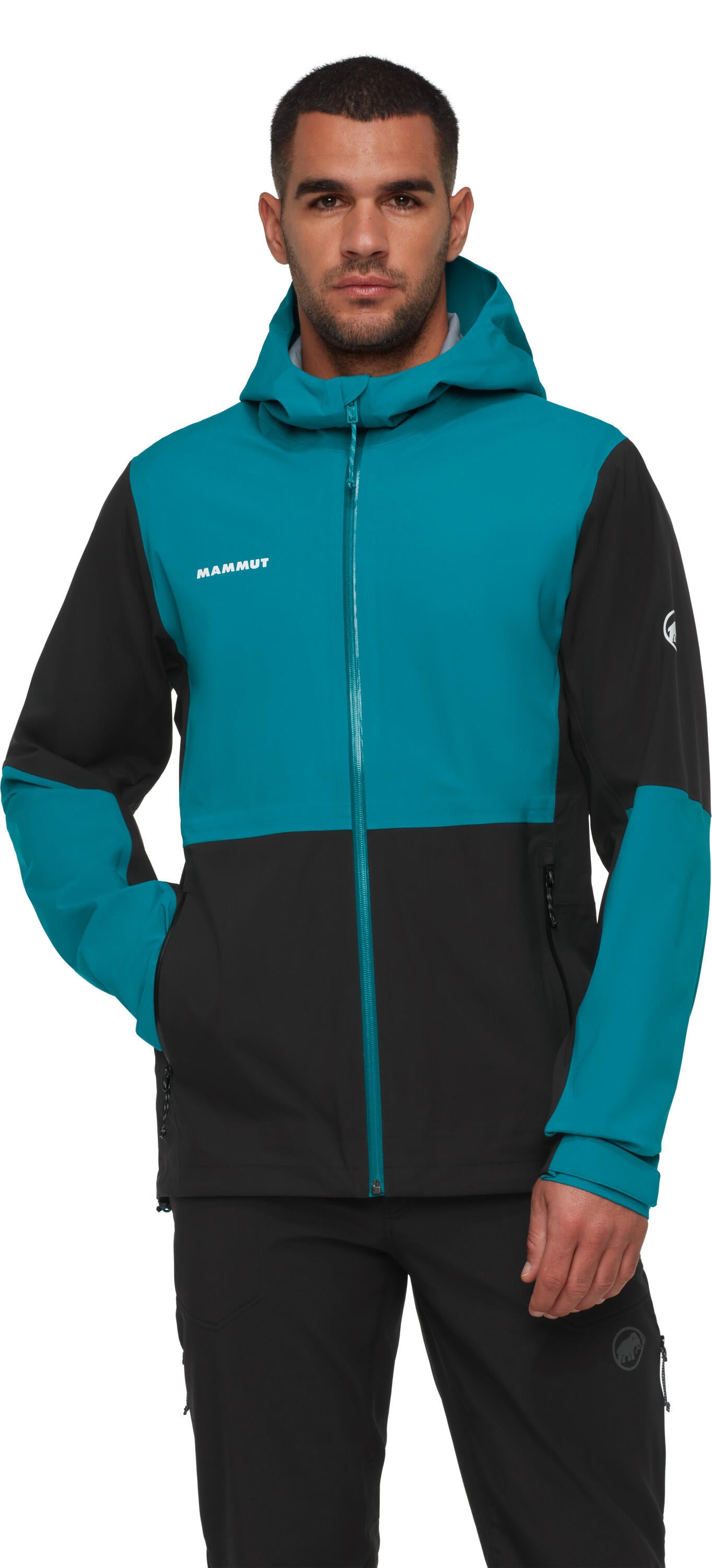 Funktionsjacke LINARD GUIDE - 00818-black-deep teal - Blau