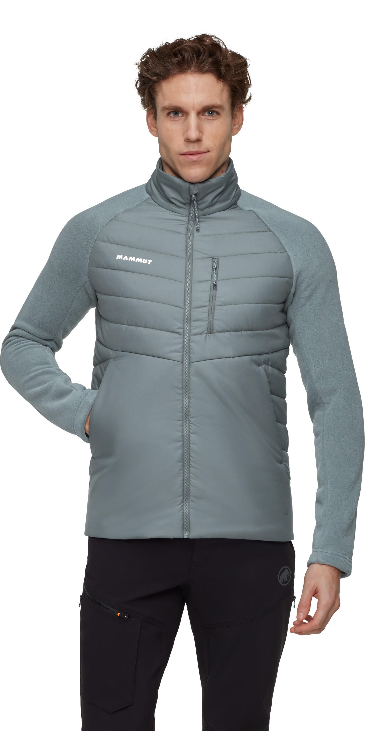 Hybrid-Funktionsjacke - 00789-strata - Grau