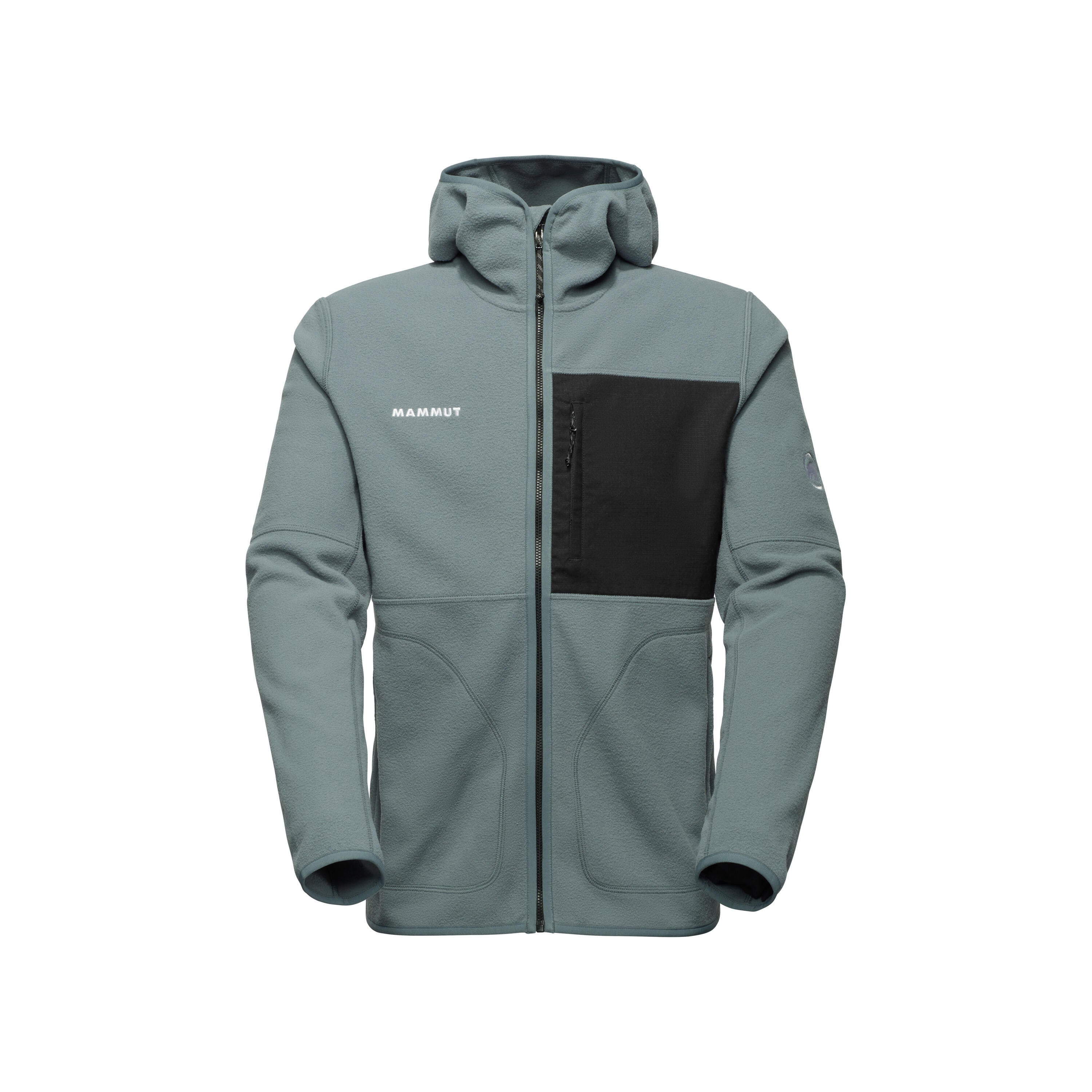 Fleecejacke TAMARO mit Kapuze - 00791-strata-black - Blau