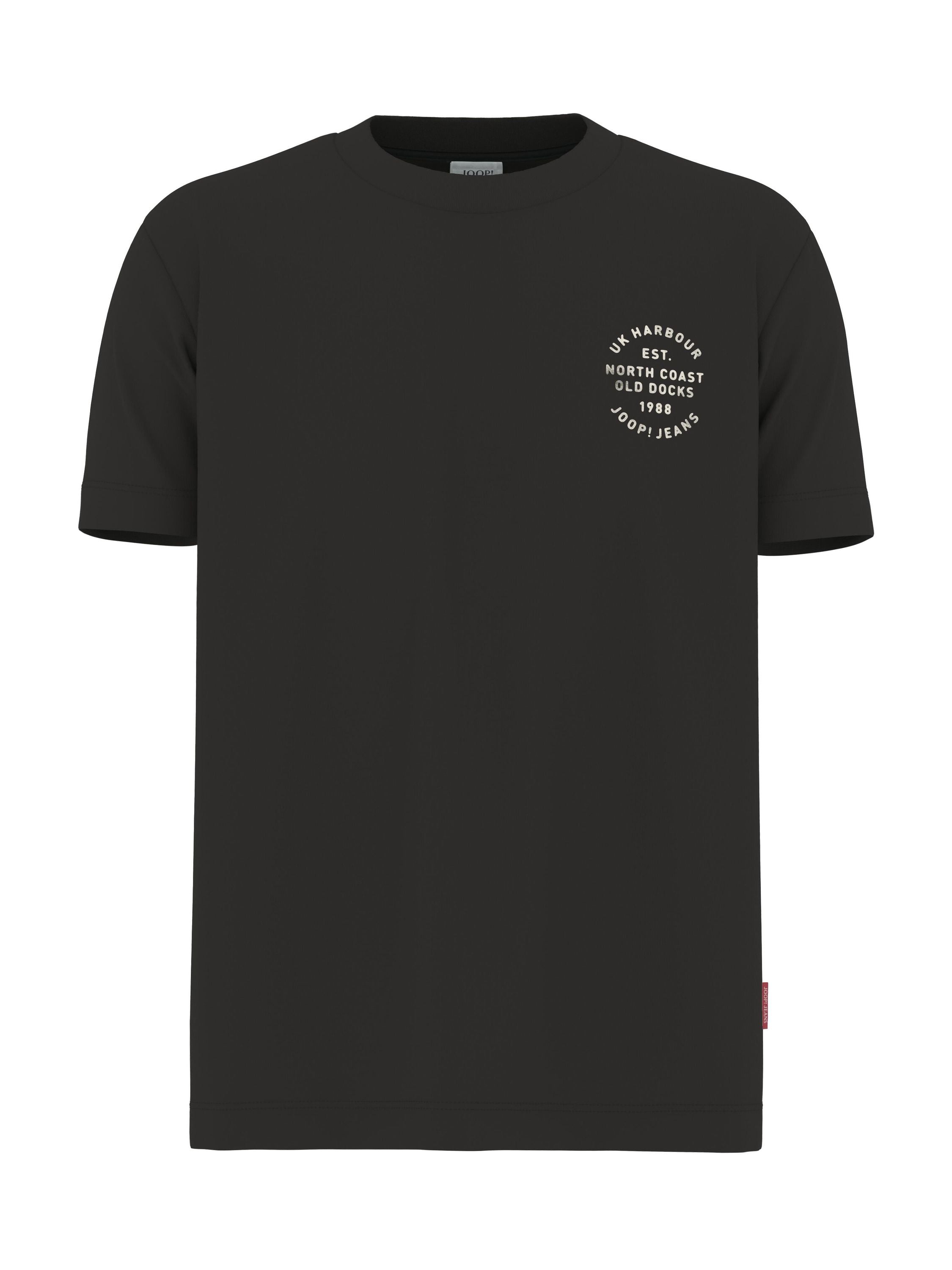 T-Shirt aus Baumwolle - 001-Black - Schwarz