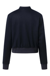 Strickjacke aus Wolle - Navy 415 - Blau