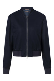 Strickjacke aus Wolle - Navy 415 - Blau