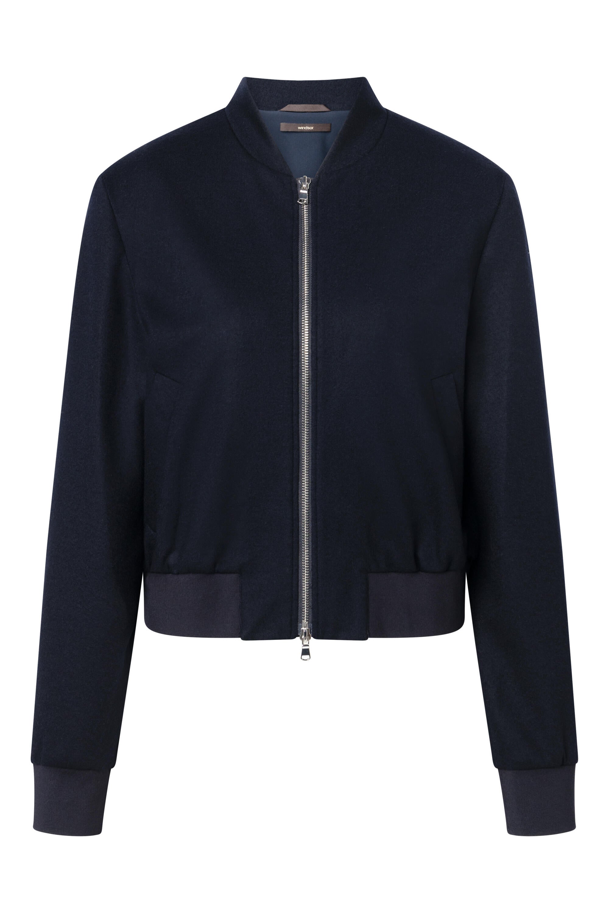 Strickjacke aus Wolle - Navy 415 - Blau