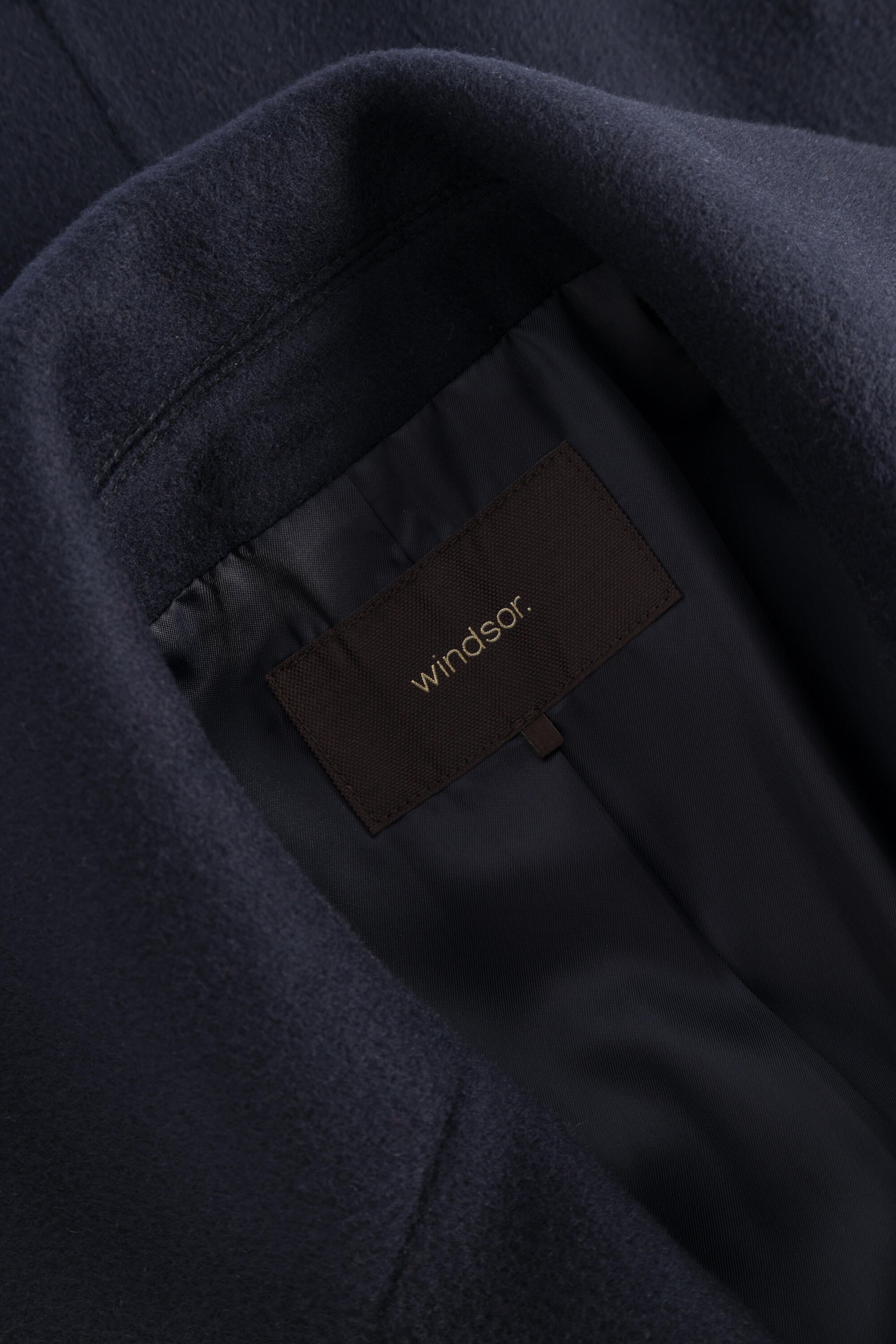 Caban aus Schurwolle - Navy 415 - Blau