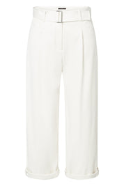 Bundfaltenhose Loose Fit - Open White - Weiß