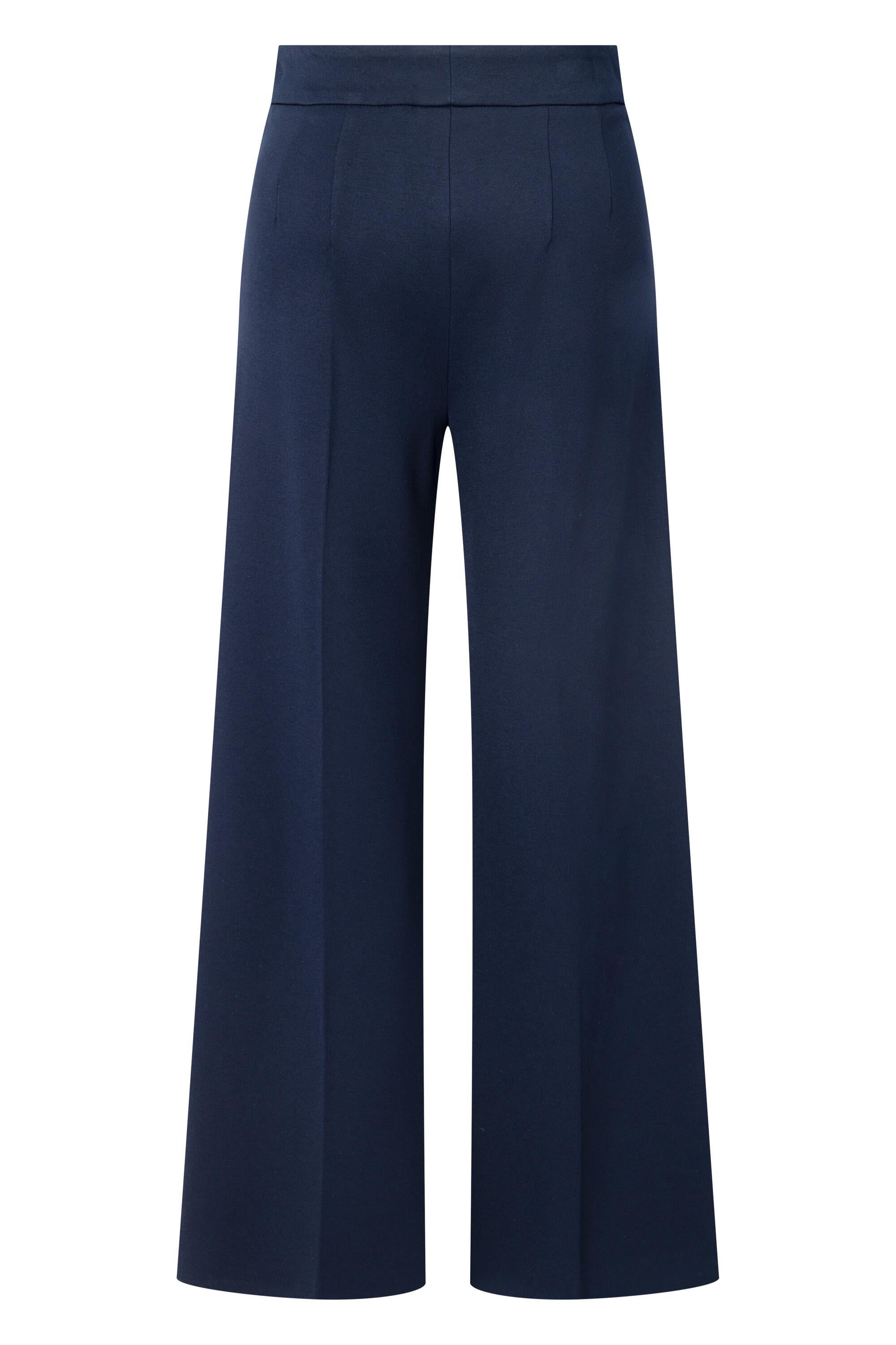 Bundfaltenhose Wide Leg - Navy - Blau