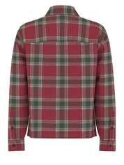 Overshirt kariert aus Baumwolle - 601-Dark Red - Rot