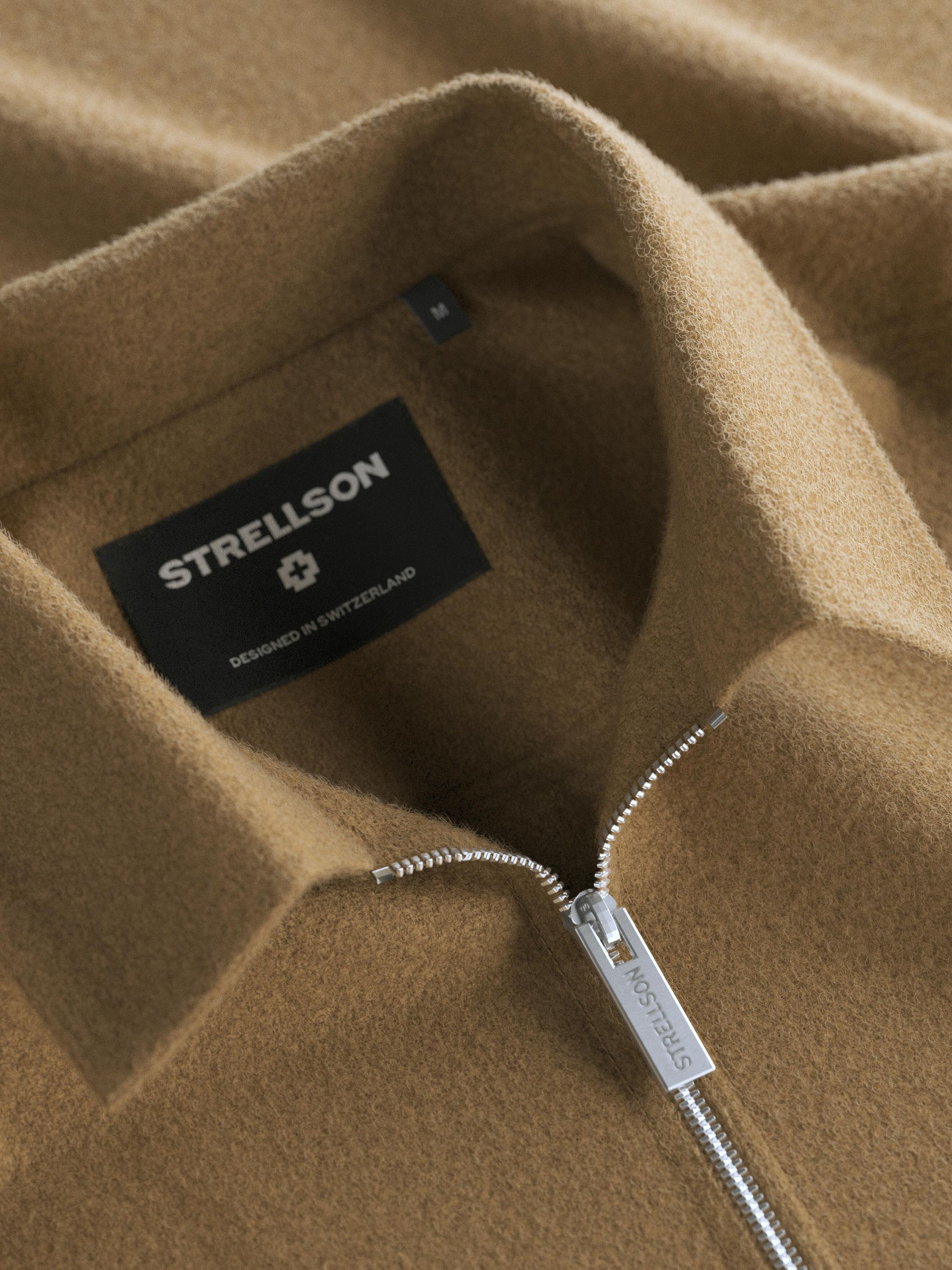 Strickjacke NICOLAS aus Wollmix - 263 - Braun
