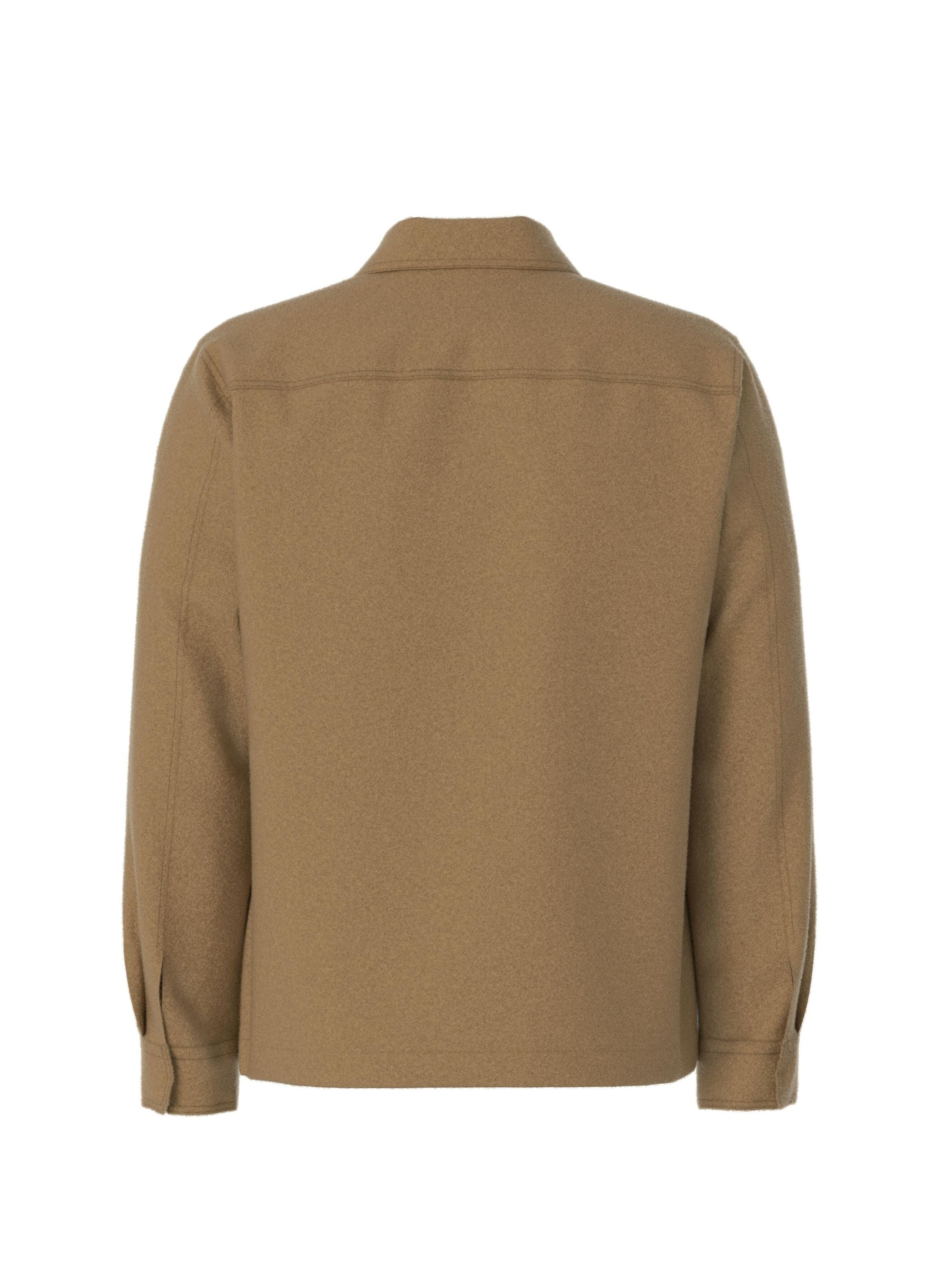 Strickjacke NICOLAS aus Wollmix - 263 - Braun