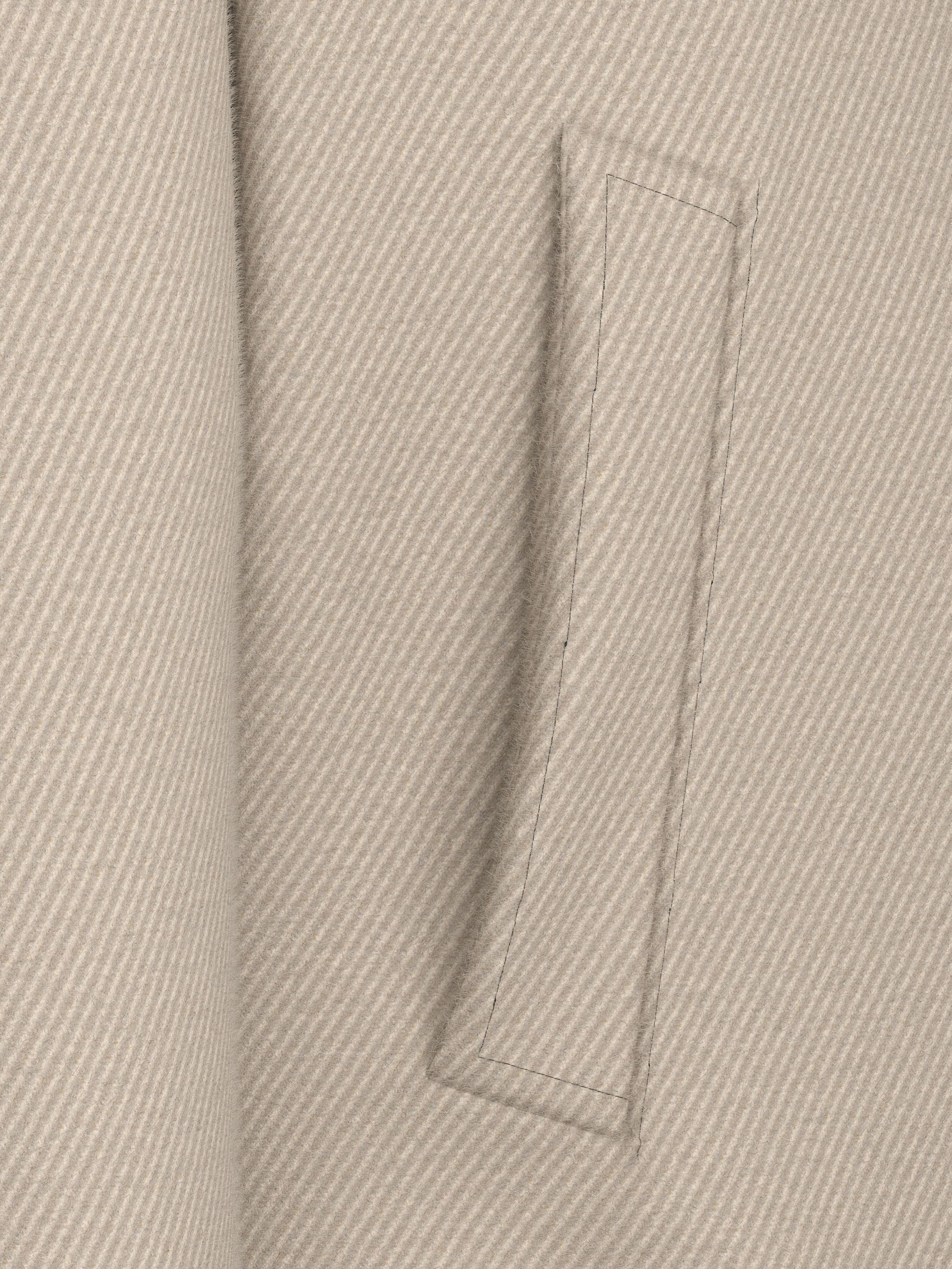 Wolljacke mit Stehkragen - 260 - Beige