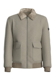 Jacke aus Woll-Mix - 260 - Grau