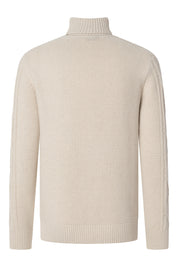 Strickpullover aus Wollmix - 107 - Creme