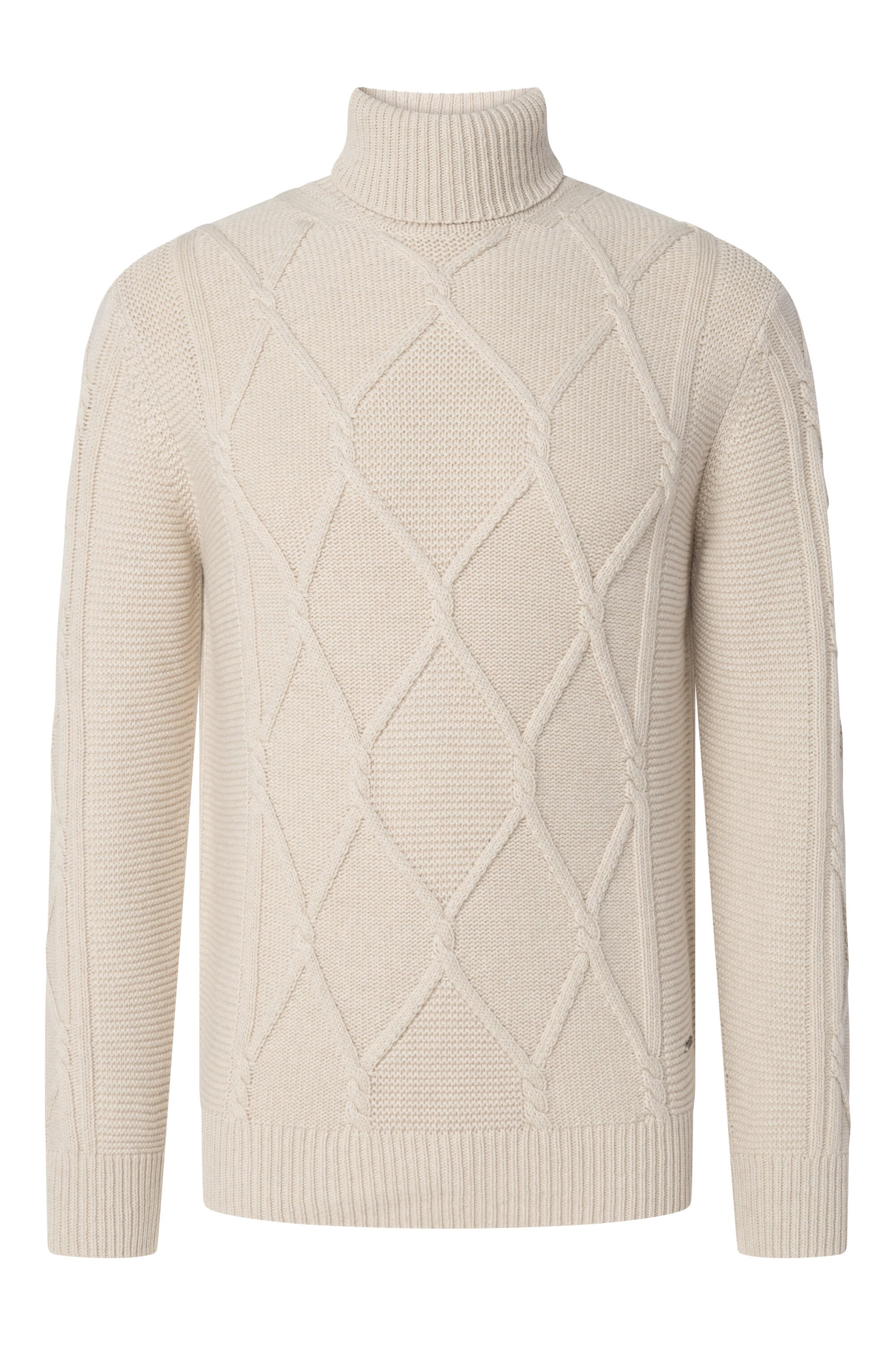 Strickpullover aus Wollmix - 107 - Creme