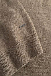 Strickpullover LUANOR aus Wollmix - 219 - Braun