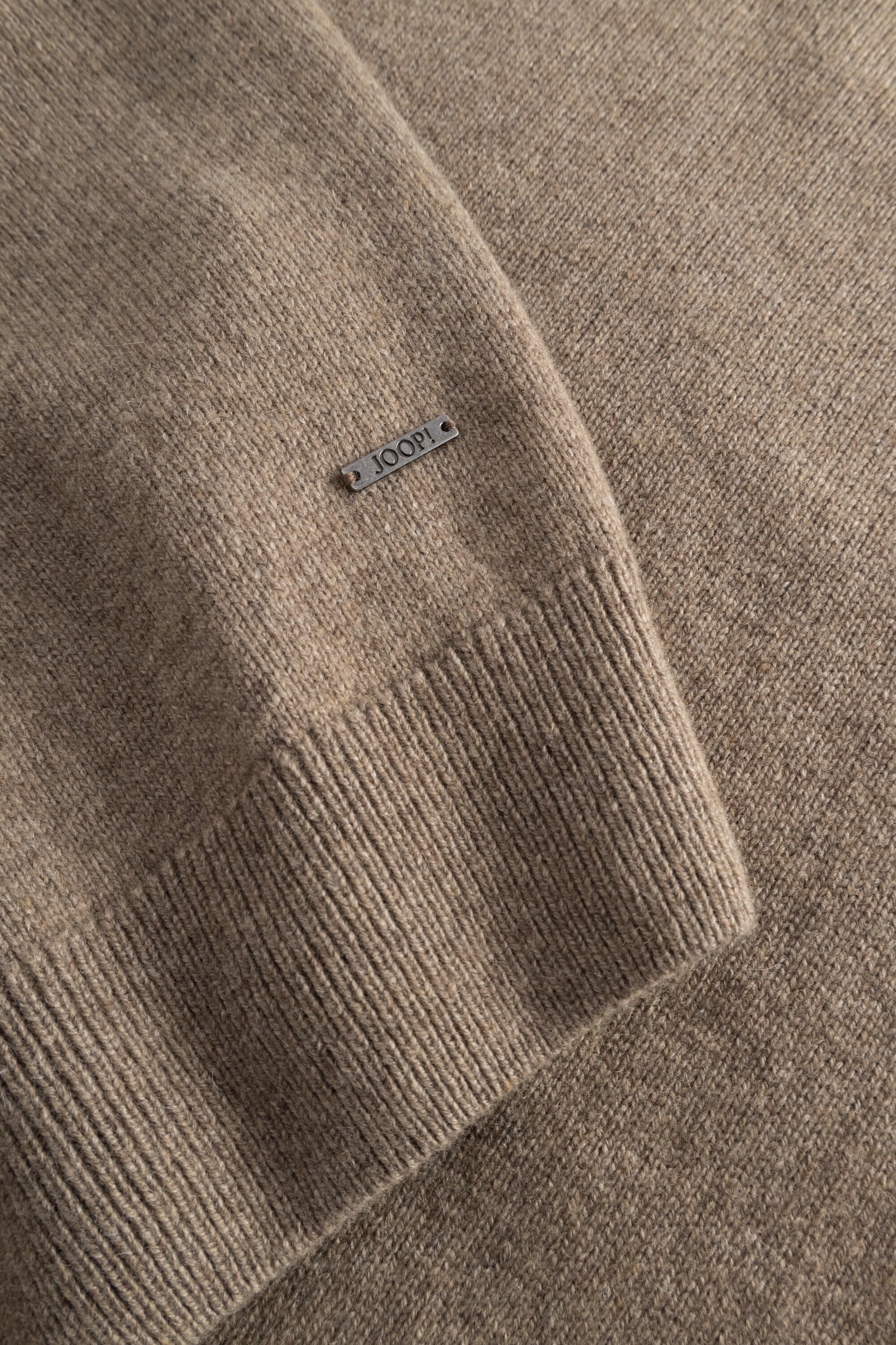 Strickpullover LUANOR aus Wollmix - 219 - Braun