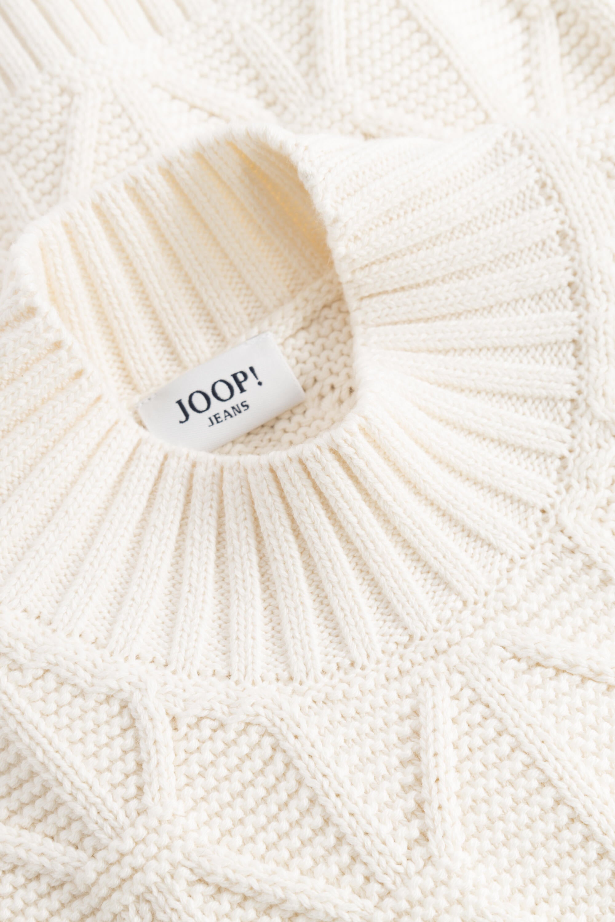 Strickpullover FLORIANO aus Baumwolle - 107-Natural - Creme