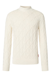 Strickpullover FLORIANO aus Baumwolle - 107-Natural - Creme