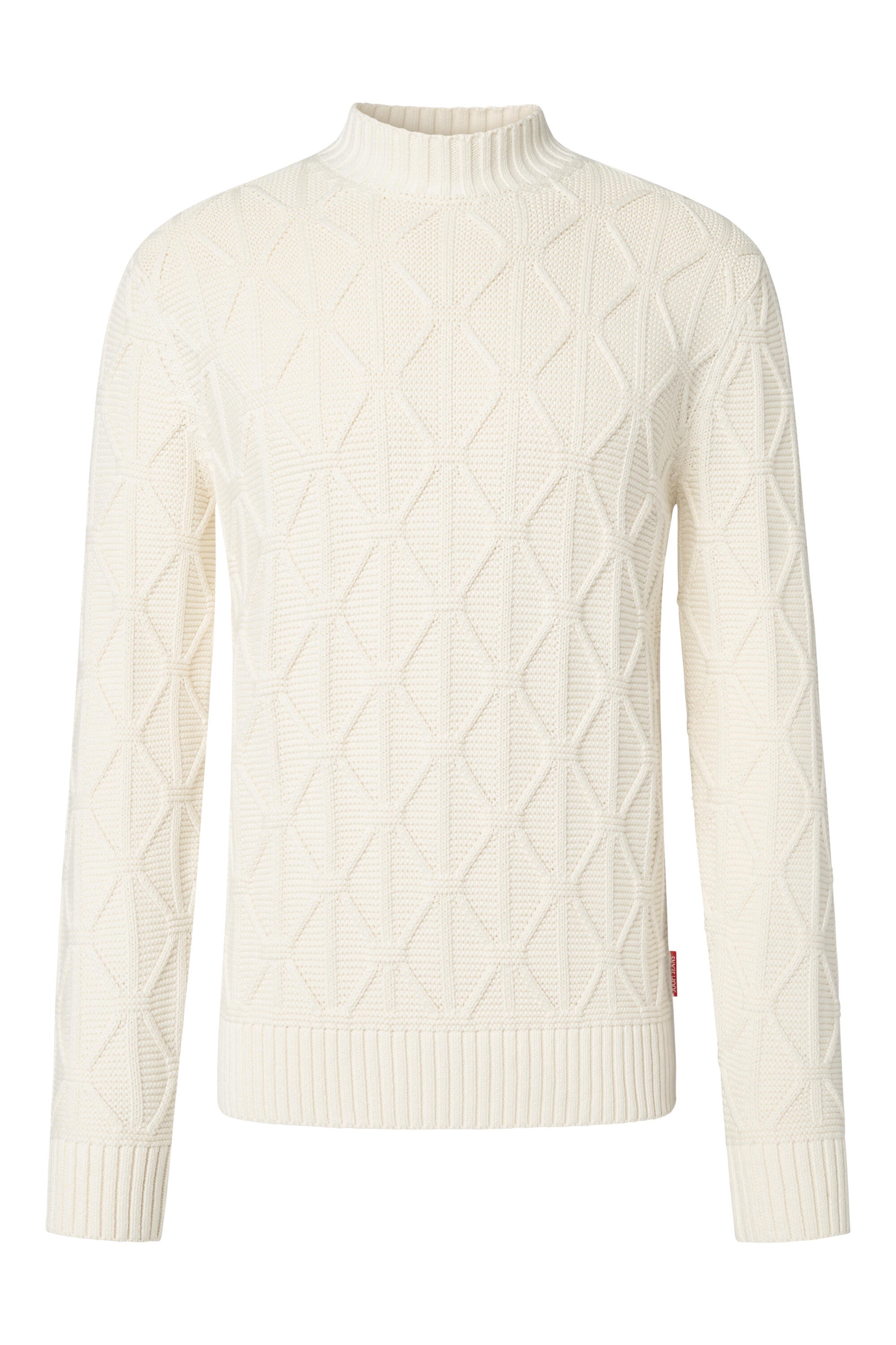 Strickpullover FLORIANO aus Baumwolle - 107-Natural - Creme