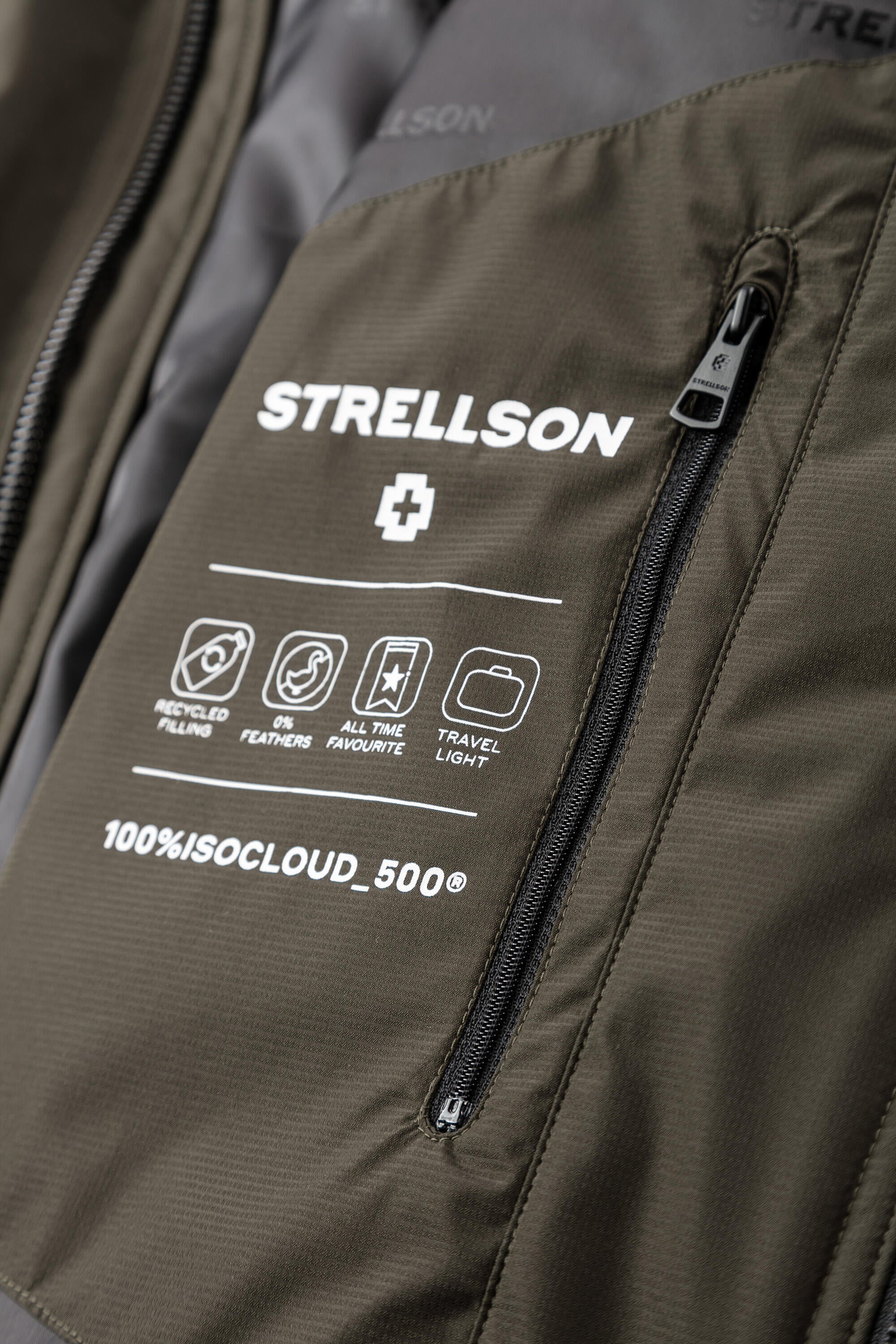 Übergangsjacke mit Stehkragen - 261 - Khaki