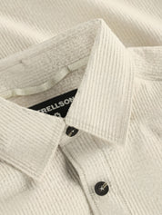 Cordovershirt aus Baumwolle - 103 - Creme