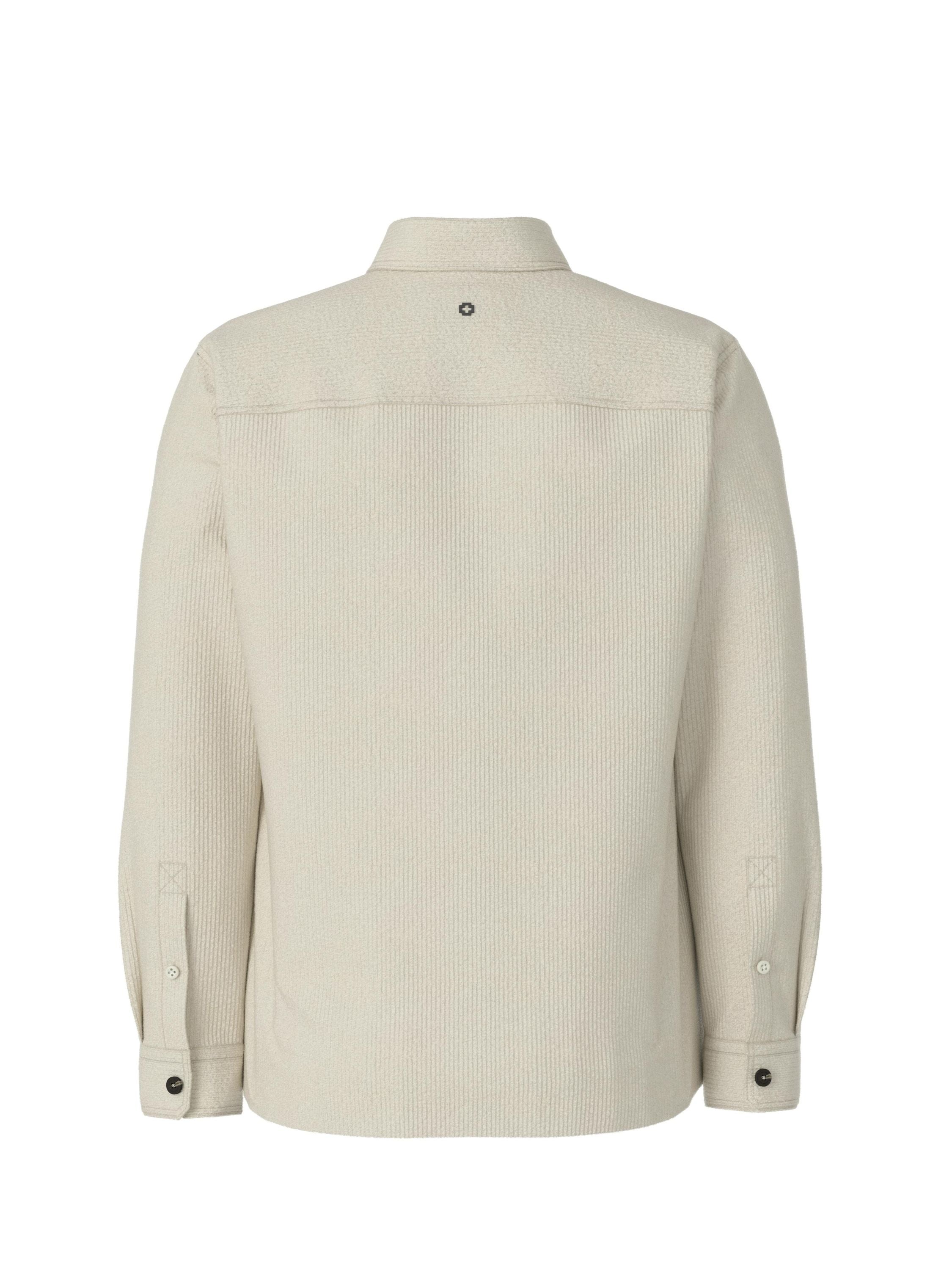 Cordovershirt aus Baumwolle - 103 - Creme