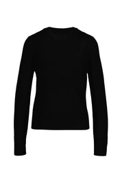 Strickpullover aus Wolle - Black - Schwarz