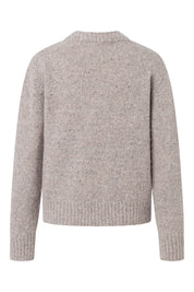 Strickpullover aus Kaschmir - Open Beige 299 - Grau