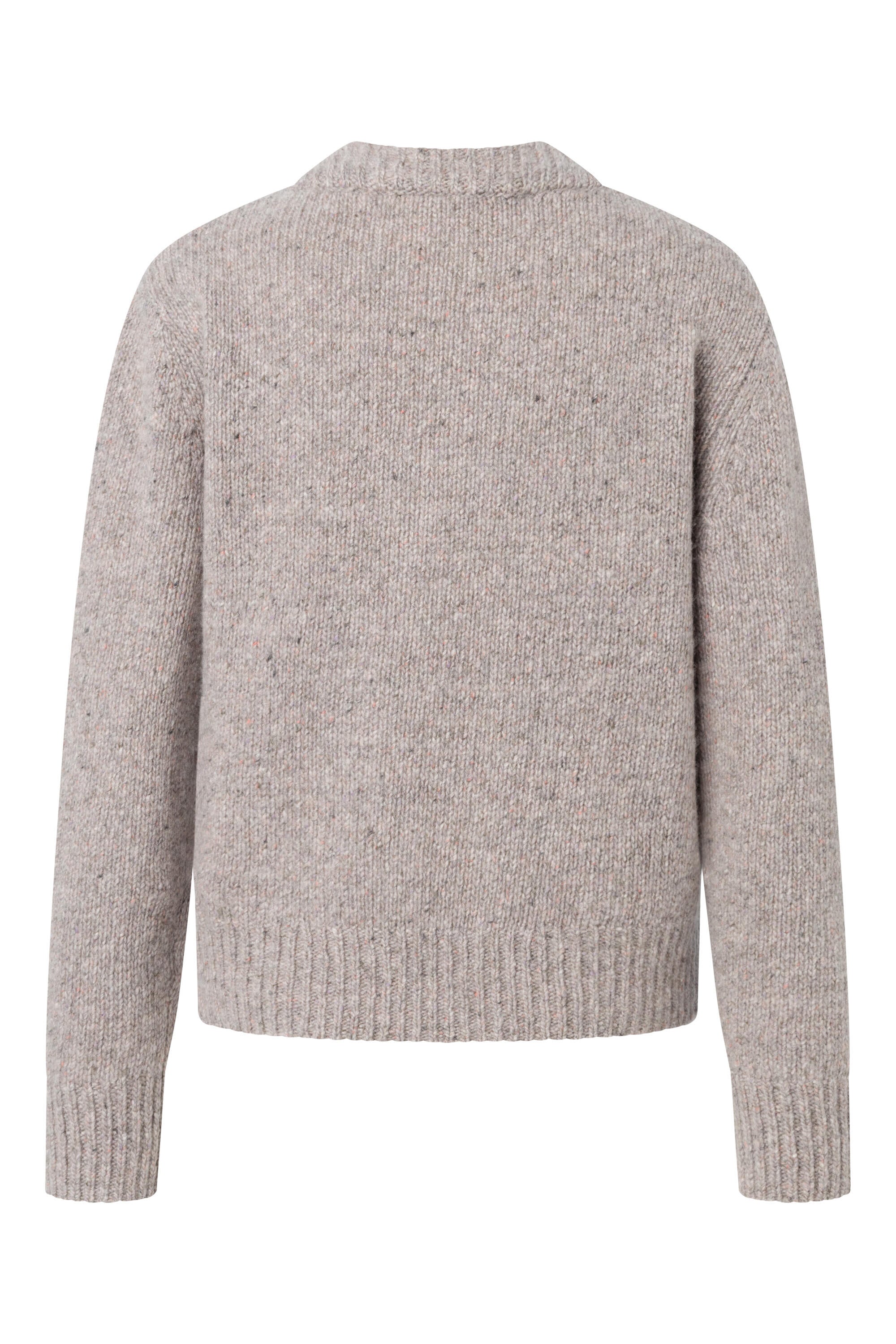 Strickpullover aus Kaschmir - Open Beige 299 - Grau
