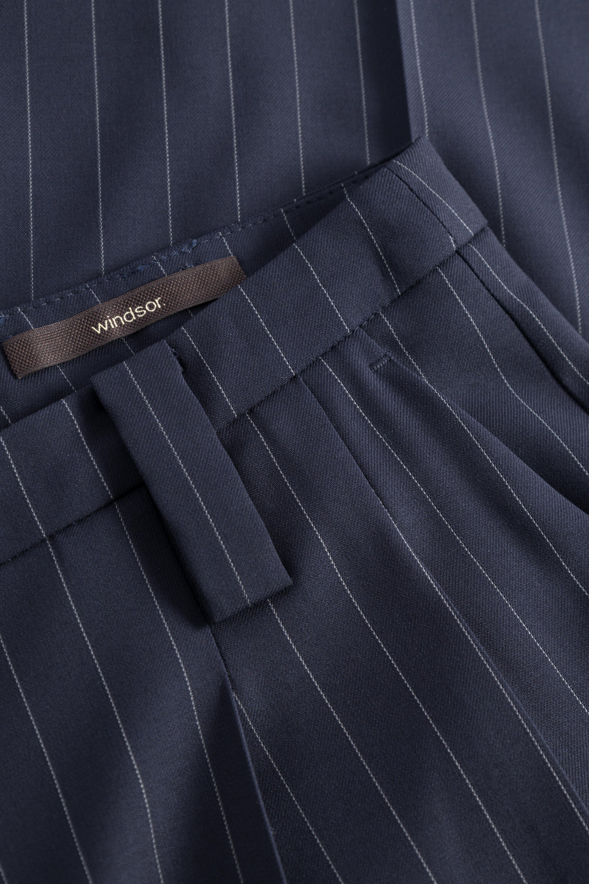 Bundfaltenhose Modern Fit - Navy - Blau