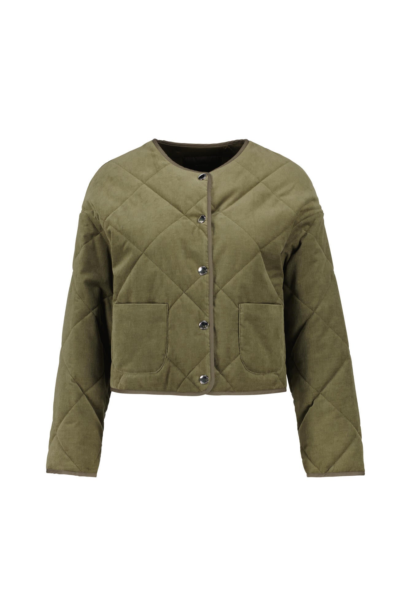 Steppjacke Cropped Fit - Open Green - Grün