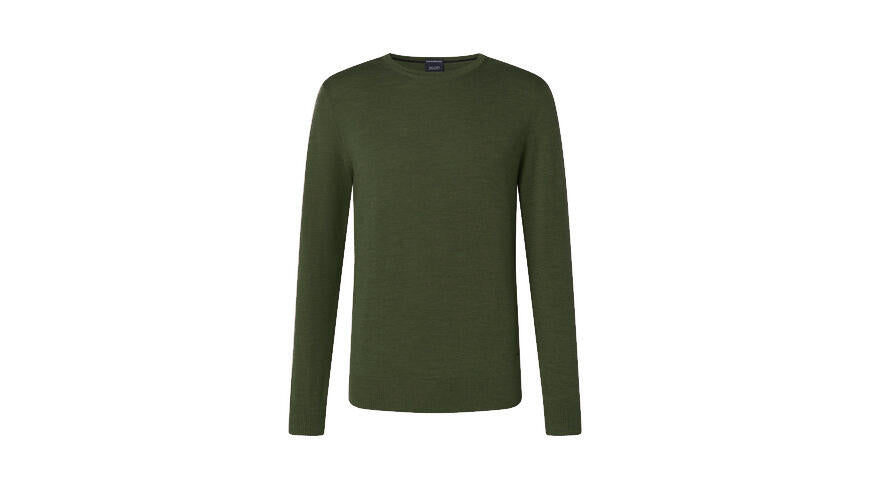 Strickpullover DENNY aus Schurwolle - 303 - Khaki