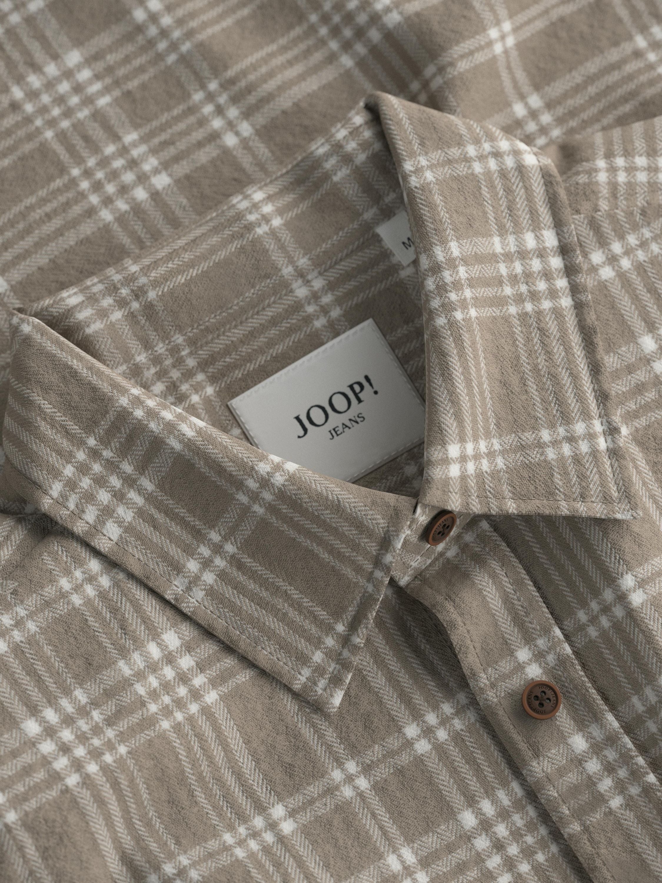 Flanellhemd Modern Fit - 262-Medium Beige - Beige