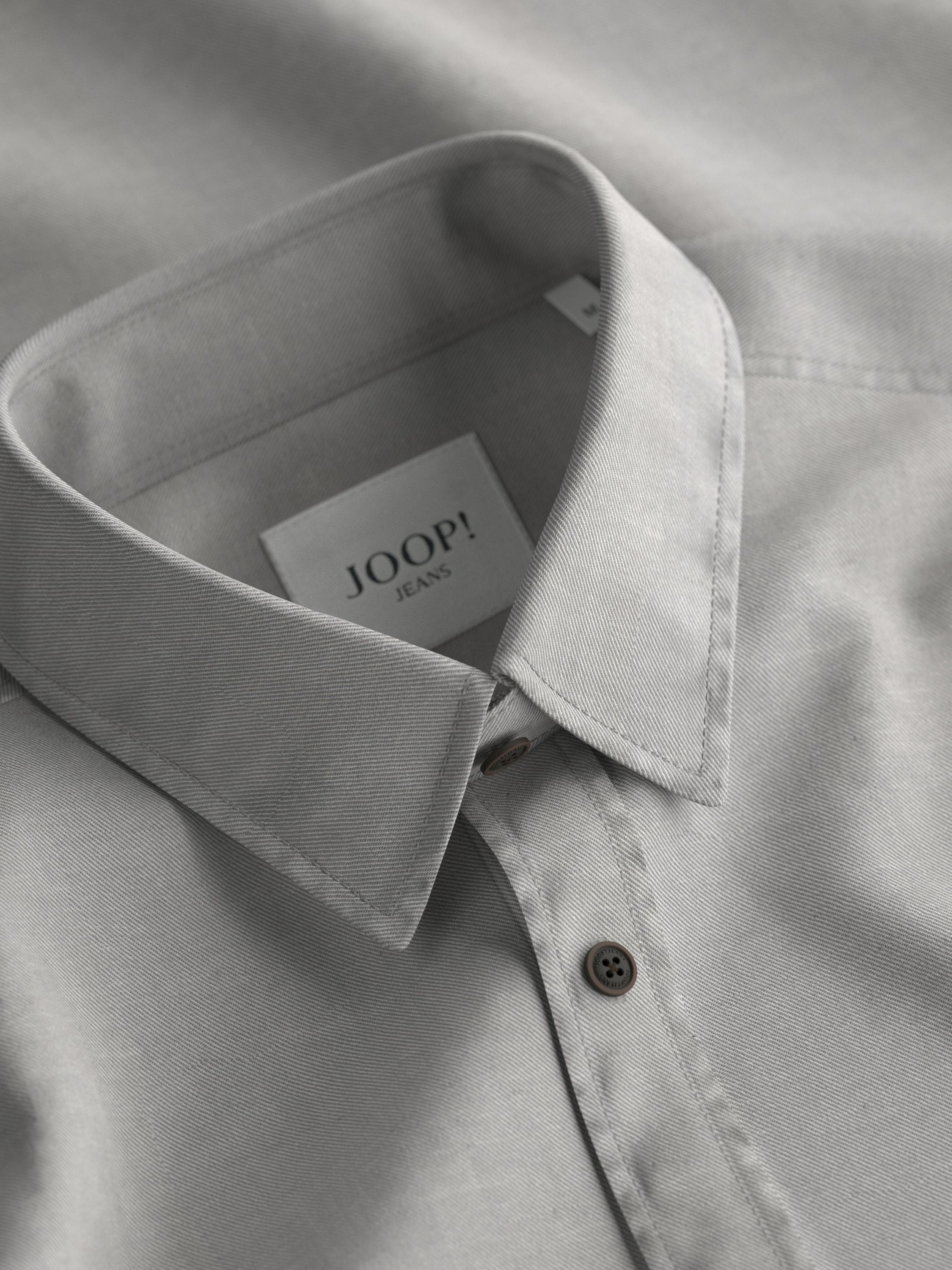 Freizeithemd Modern Fit - 045-Silver - Grau