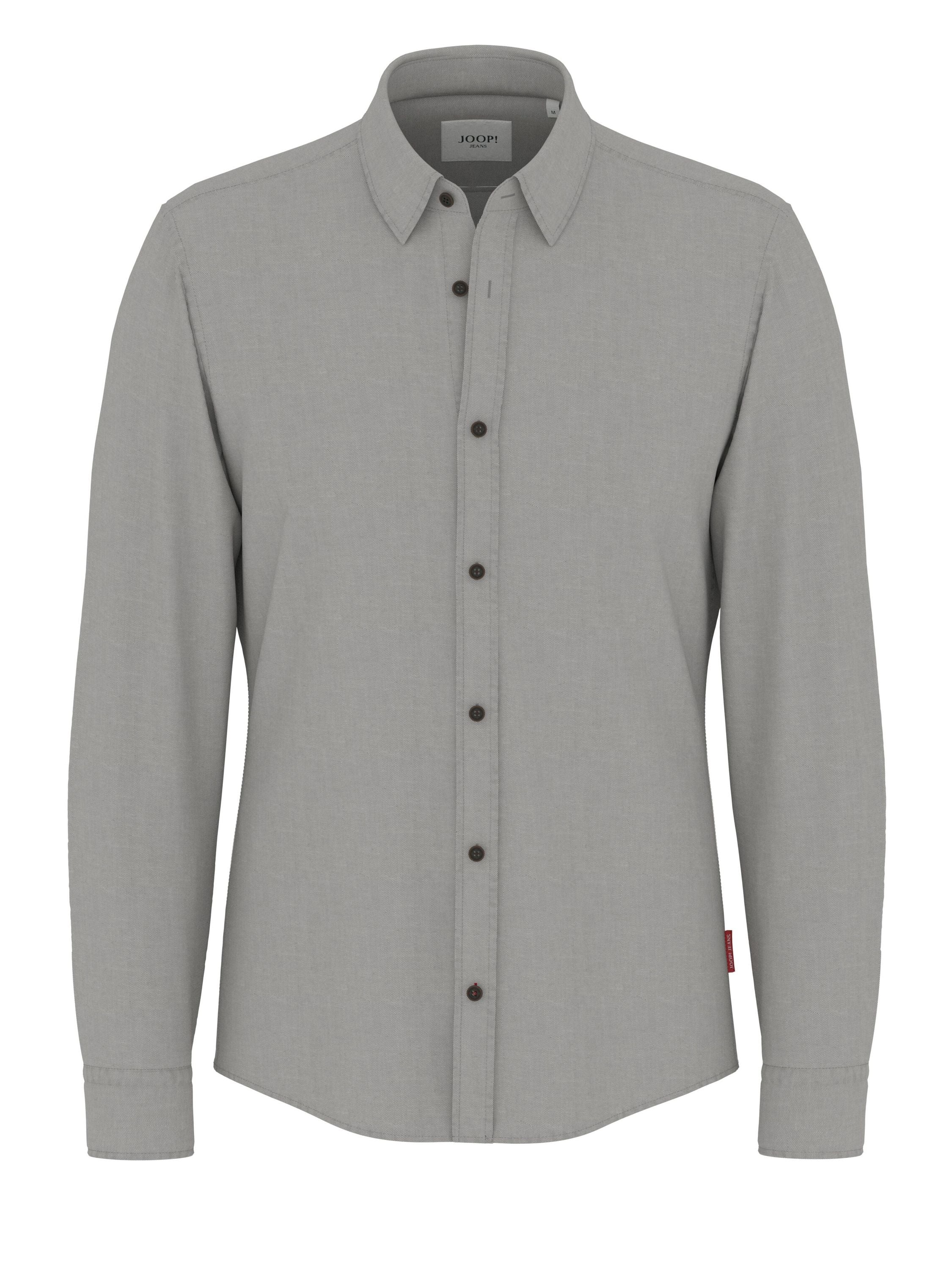 Freizeithemd Modern Fit - 045-Silver - Grau