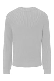 Strickpullover aus Baumwolle - 055-Lt/Pastel Grey - Grau