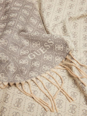 Schal aus Viskosemix 60x180 - GRY - Beige
