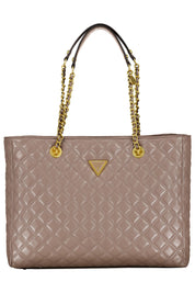 Shopper GUILLY gesteppt - DRT-DARK TAUPE - Violett | Braun