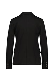 Taillierter Blazer mit Pattentaschen - JBLK Jet Black A996 - Schwarz