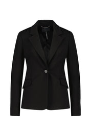 Taillierter Blazer mit Pattentaschen - JBLK Jet Black A996 - Schwarz