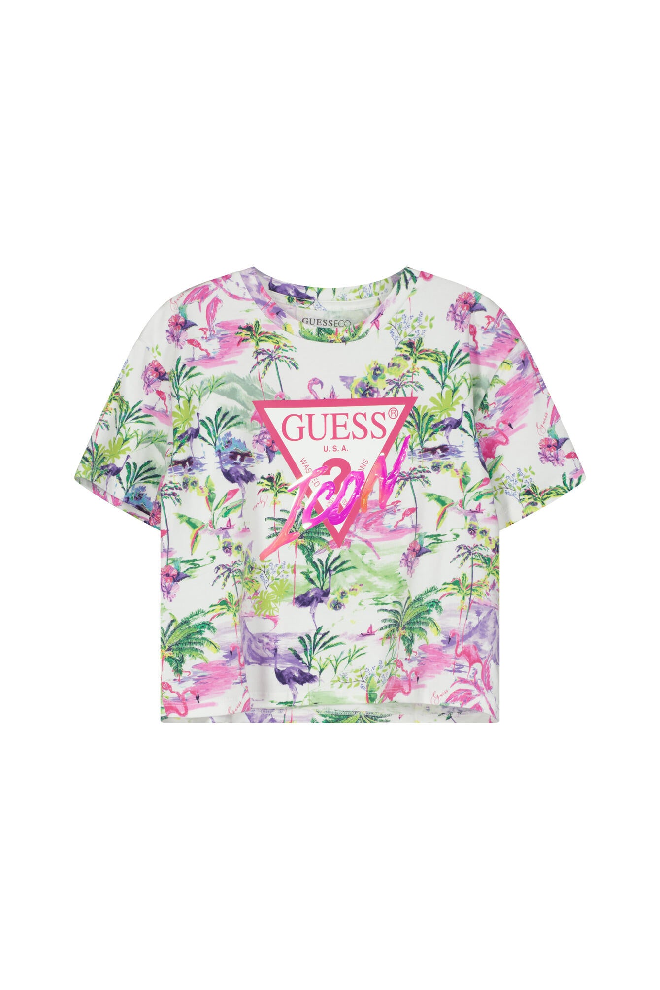 T-Shirt mit Print - PN40 FLAMINGO LOVE COMBO - Mehrfarbig