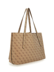 Handtasche Eco Brenton Tote 3-teilig - LTL-LATTE LOGO - Braun