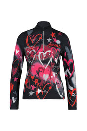 Midlayer GRAFFITI GIRLS - 917-black - Schwarz