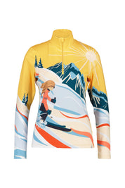 Midlayer DOWNHILL SUNSHINE - 923-multi - Gelb