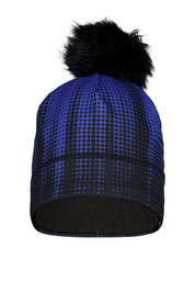 Skimütze mit Bommel - 913-multi - Blau