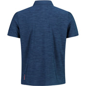 Funktionsshirt im Polo-Stil - L973-OCEAN MEL. - Blau