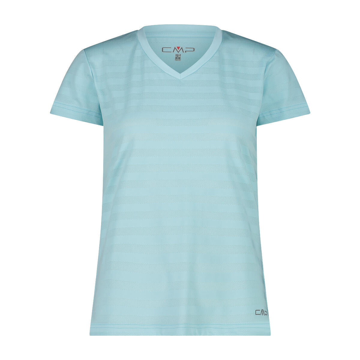 Funktionsshirt mit Mesh-Details - E412-OPALE - Türkis