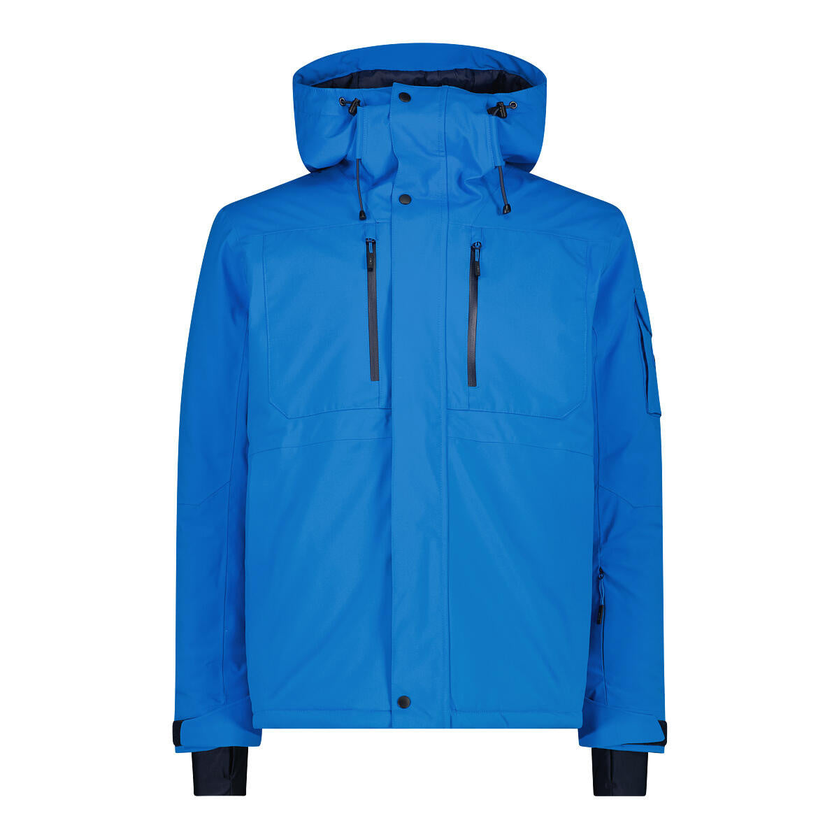 Skijacke mit Kapuze - L573-ROYAL BLUE - Blau