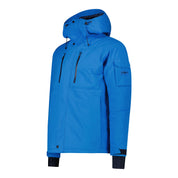 Skijacke mit Kapuze - L573-ROYAL BLUE - Blau