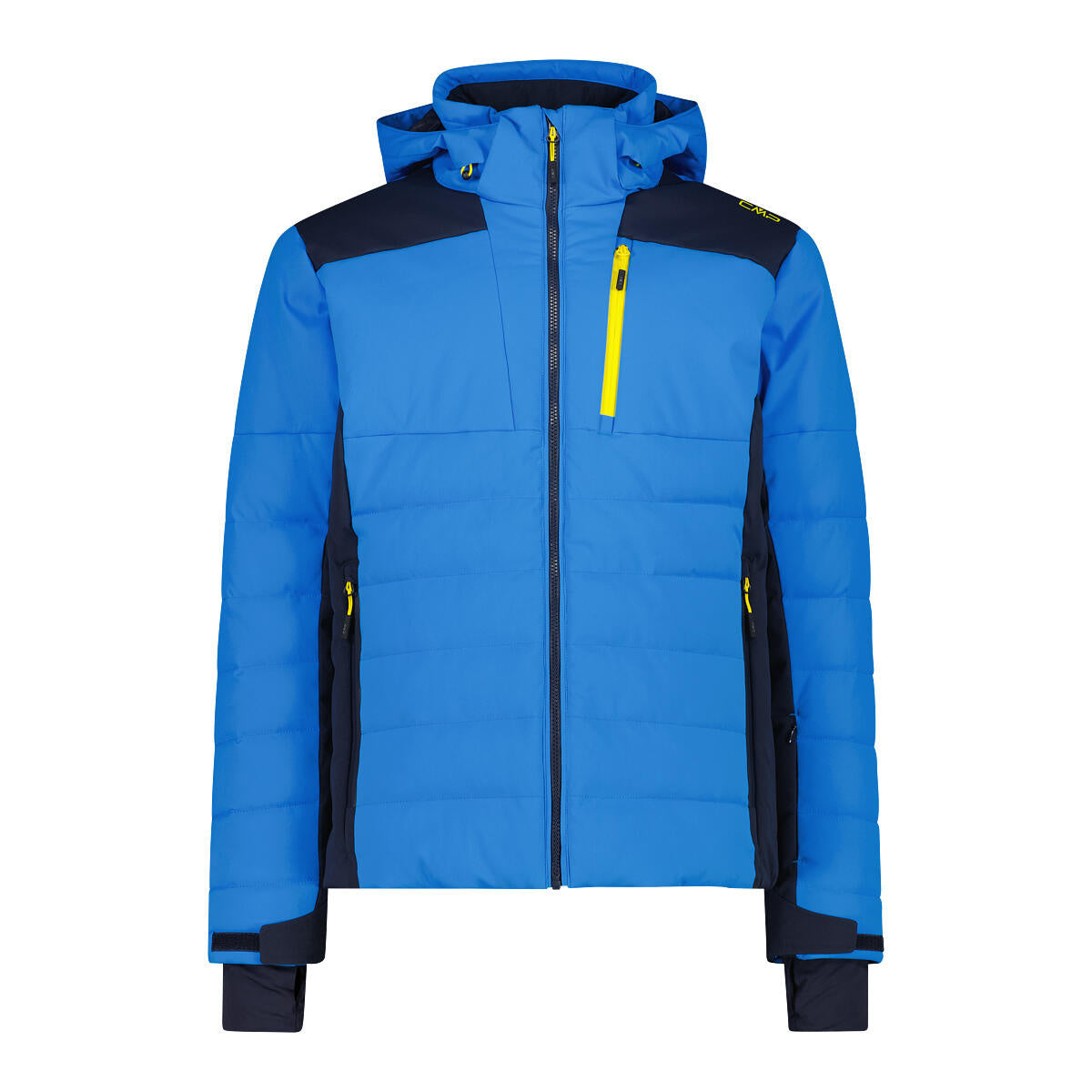 Ski-Jacke mit Kapuze - L573-ROYAL BLUE - Blau